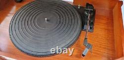 Vintage style modern hifi stereo TS-1072 wood case CD tape record player radio