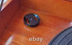 Vintage style modern hifi stereo TS-1072 wood case CD tape record player radio