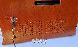 Vintage style modern hifi stereo TS-1072 wood case CD tape record player radio
