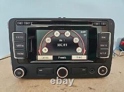 Vw Rns 310 Sat Nav Car Radio Stereo CD Player Head Unit Golf Passat Touran Caddy