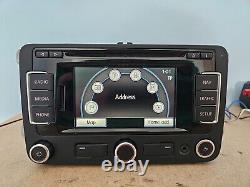 Vw Rns 310 Sat Nav Car Radio Stereo CD Player Head Unit Golf Passat Touran Caddy