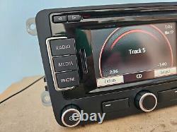 Vw Rns 310 Sat Nav Car Radio Stereo CD Player Head Unit Golf Passat Touran Caddy