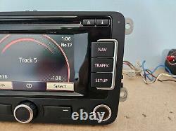 Vw Rns 310 Sat Nav Car Radio Stereo CD Player Head Unit Golf Passat Touran Caddy