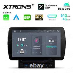 XTRONS 10.1 Android 11 4+64GB Car GPS Sat Nav Stereo DVD Player Radio Head Unit