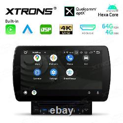 XTRONS 10.1 Android 11 4+64GB Car GPS Sat Nav Stereo DVD Player Radio Head Unit