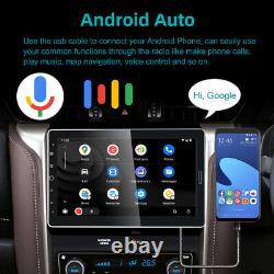 10.1'' Auto Radio Stéréo Pour Apple Carplay 1din Touch Head Unit Fm Player +camera