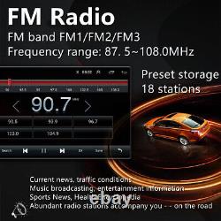 10.1''inch 2 Din Android 10 Voiture Stereo Radio Écran Tactile Rotatif Mp5 Lecteur