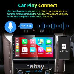 10,1 pouces Simple 1DIN Écran tactile rotatif Lecteur radio stéréo de voiture Apple Carplay