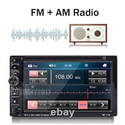2 Din 6.2 Bluetooth Écran Tactile Voiture Stéréo Lecteur De CD Radio Mirror Link Pour Gps