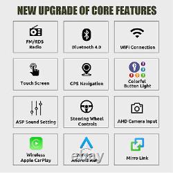 32G DAB+ Pour VW GOLF MK5 MK6 9 Lecteur Radio Stéréo Voiture Carplay GPS Android 13