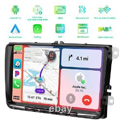 4G LTE Android13 Carplay+IP69 CAMÉRA pour VW GOLF MK5 MK6 Stéréo Radio Lecteur GPS