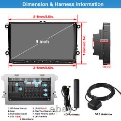4G LTE Android13 Carplay+IP69 CAMÉRA pour VW GOLF MK5 MK6 Stéréo Radio Lecteur GPS