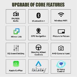 4+64G pour VW GOLF MK5 MK6 9 Android 14 Carplay Autoradio Lecteur Radio WIFI GPS