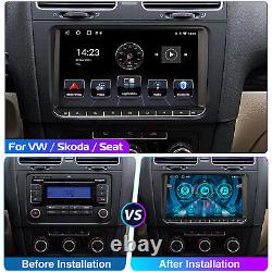 4+64G pour VW GOLF MK5 MK6 9 Android 14 Carplay Autoradio Lecteur Radio WIFI GPS