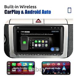 4+64G pour VW GOLF MK5 MK6 9 Android 14 Carplay Autoradio Lecteur Radio WIFI GPS