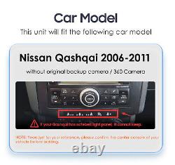 7 Android 13 Carplay pour Nissan Qashqai 2007-2011 Radio stéréo voiture Wifi