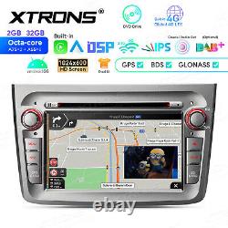 7 Android 13 Lecteur DVD de voiture stéréo radio GPS à 8 cœurs pour Alfa Romeo Mito 2008-19