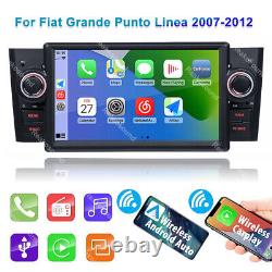 7'' Android 13 Pour Fiat Grande Punto Linea 2007-2012 Lecteur Radio Stéréo GPS de Voiture