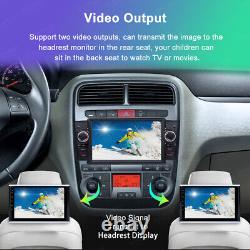 7'' Android 13 Pour Fiat Grande Punto Linea 2007-2012 Lecteur Radio Stéréo GPS de Voiture
