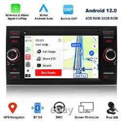 7 Apple Carplay Voiture Stereo Radio Gps Navi Pour Ford Transit Fiesta Focus C/s-max