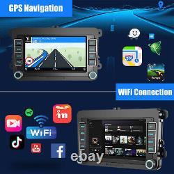 7 Carplay pour VW GOLF MK5 MK6 Autoradio Stéréo Android 13 GPS Wifi 64GB Lecteur