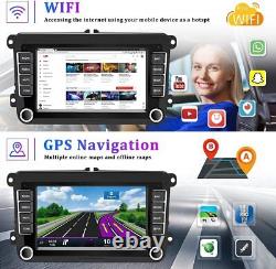7 Lecteur De Voiture Android Bluetooth Fm Stereo Radio Pour Vw Golf 5 6 Passat Caddy T5