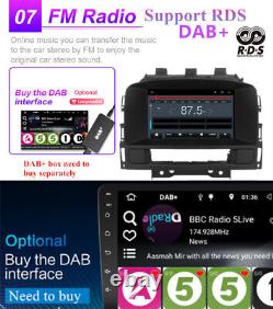 7 Lecteur Radio Stéréo Android 11 GPS pour Vauxhall Opel Astra J 2010-14 Carplay