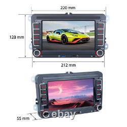 7 Lecteur radio stéréo de voiture Carplay Android 13 GPS Navi WIFI pour VW GOLF MK5 MK6