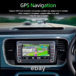 7 Lecteur radio stéréo de voiture Carplay Android 13 GPS Navi WIFI pour VW GOLF MK5 MK6