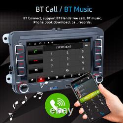 7 Lecteur radio stéréo de voiture Carplay Android 13 GPS Navi WIFI pour VW GOLF MK5 MK6