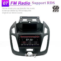 7 Pour Autoradio GPS Navi FM WIFI Player Carplay pour Ford Transit Connect 2014-18