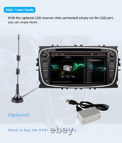 7 Voiture DVD Lecteur De CD Stereo Radio Pour Ford Focus/s-max/galaxy Android 10 Dab Bt