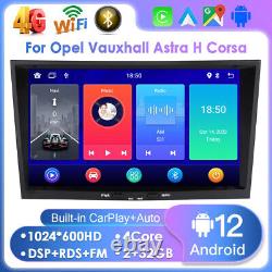 8 Android 12 Stéréo de Voiture Radio Lecteur GPS Carplay Pour Opel Vauxhall Corsa Antara