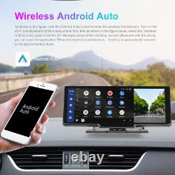 9.3 HD Radio stéréo de voiture portable Apple Carplay/Android Auto Écran IPS+Caméra+64G