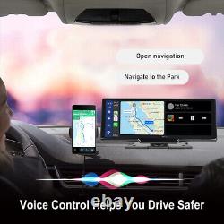 9.3 HD Radio stéréo de voiture portable Apple Carplay/Android Auto Écran IPS+Caméra+64G