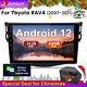 9 Android12 Pour Toyota Rav4 2007-2011 Lecteur De Radio De Voiture Bt Gps Navigation Stéréo