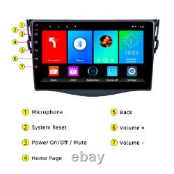 9 Android13 POUR TOYOTA RAV4 2007-2011 Lecteur radio de voiture GPS BT Navigation Stéréo