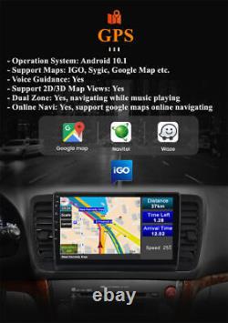 9 Android 10.1 Lecteur Radio GPS Stéréo 4+32Go Pour Subaru Outback Legacy 2003-09