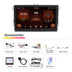 9 Lecteur GPS Radio Stéréo de voiture Apple Carplay Android 13 64 Go pour VW GOLF MK5 MK6