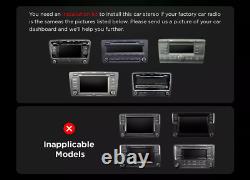 9 Pour VW GOLF MK5 MK6 Apple CarPlay Autoradio Android 14 Lecteur GPS WiFi