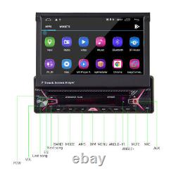 Android 10.0 7 Single 1DIN Car Stereo Radio DVD Player GPS SAT NAV Bluetooth CD translates to 'Autoradio DVD Lecteur GPS SAT NAV Bluetooth CD Android 10.0 7 Simple 1DIN' in French.