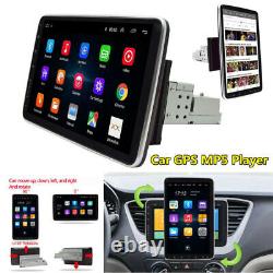 Android 10.1 1din 10.1in Rotatable Screen Car Mp5 Lecteur Stereo Radio Gps Wifi