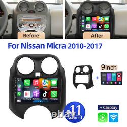 Android 11.0 Gps Wifi Voiture De Lecteur Pour Nissan Micra 2010-2017 Stereo Carplay Radio