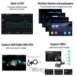 Android 11 Voiture Radio Stereo 2 Din 10.1 Pouces Gps Wifi Sat Nav Bt Lecteur Fm Usb