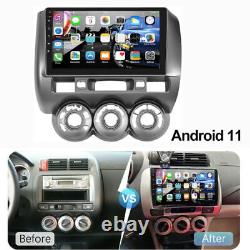 Android 11 Voiture Stereo Radio Player Pour Honda Jazz Fit 2004-2010 Gps Navi Wifi Bt