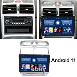 Android 11 Voiture Stereo Radio Pour Peugeot 307 2007-2013 Gps Navi Fm Rds Mp5 Player