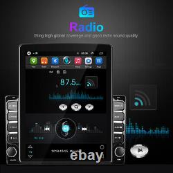 Android 9.1 Voiture Stereo Radio 2din 9.7 Écran Vertical Gps Sat Nav Wifi + Caméra