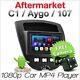 Android Voiture Lecteur Mp3 Toyota Aygo Peugeot 107 Stereo Radio Gps Fascia Kit Kt