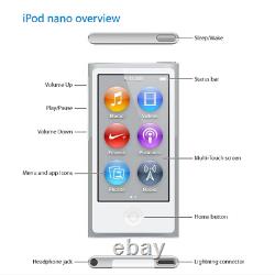 Apple iPod Nano 7e génération (16 Go) Boîte au détail scellée Argent