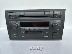 Audi A4 Symphony Stéréo Radio Lecteur de cassettes CD Changeur 6 disques 8E0035195M + CODE